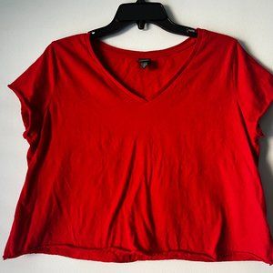 Red Cropped Top
